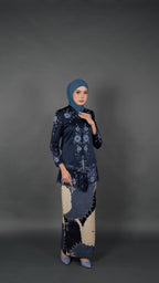 TEJA BATIK D1 - MIDNIGHT BLUE