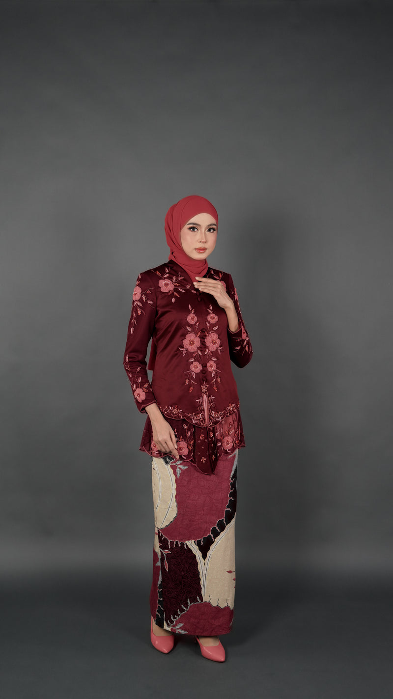 TEJA BATIK D1 - CRIMSON RED PREORDER