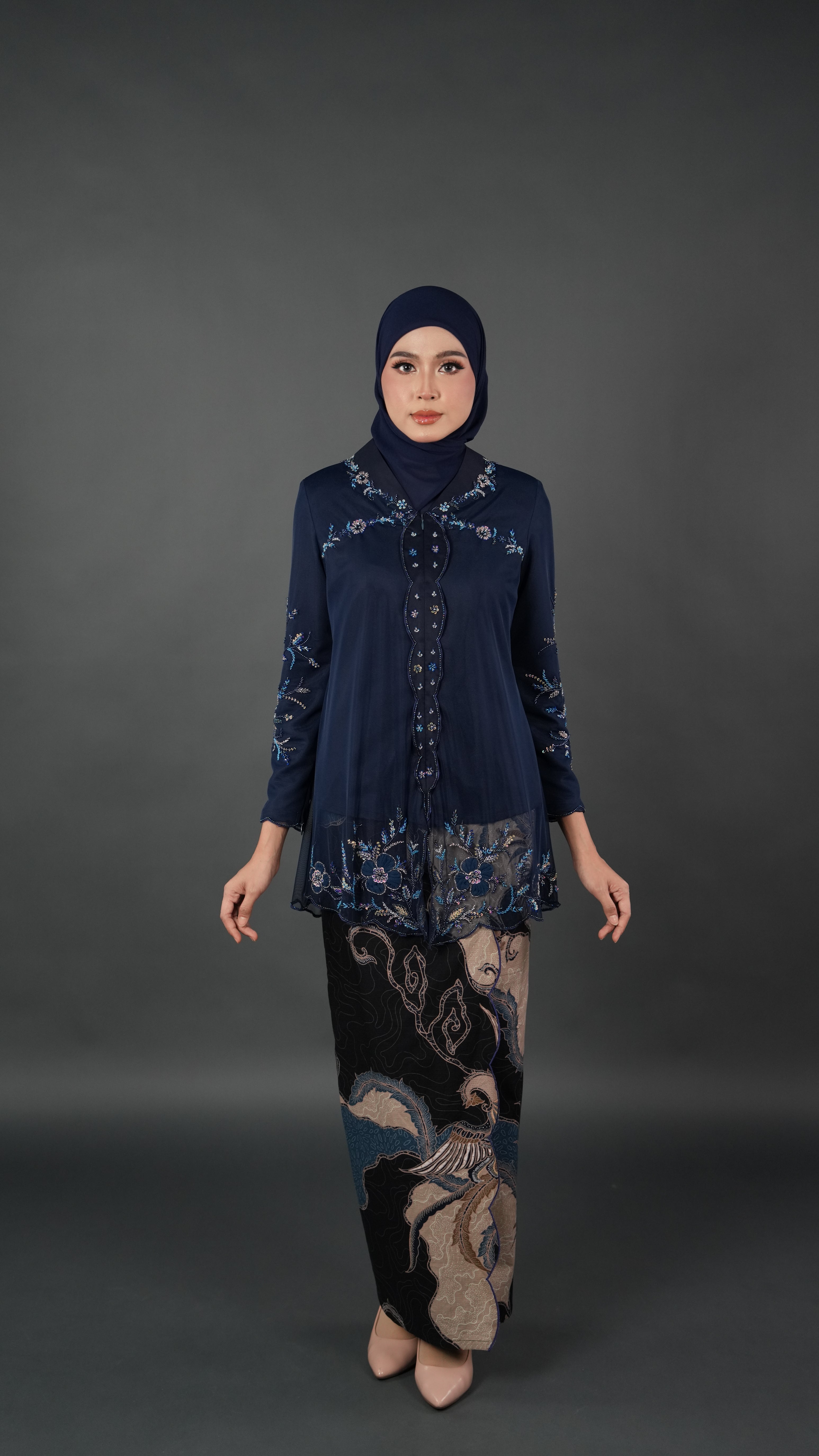 TEJA BATIK D2 - MIDNIGHT BLUE