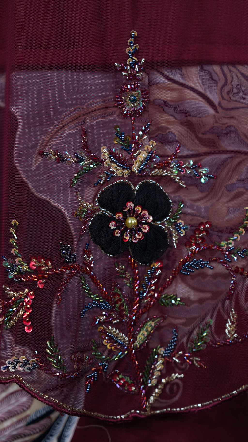 TEJA BATIK D2 - CRIMSON RED