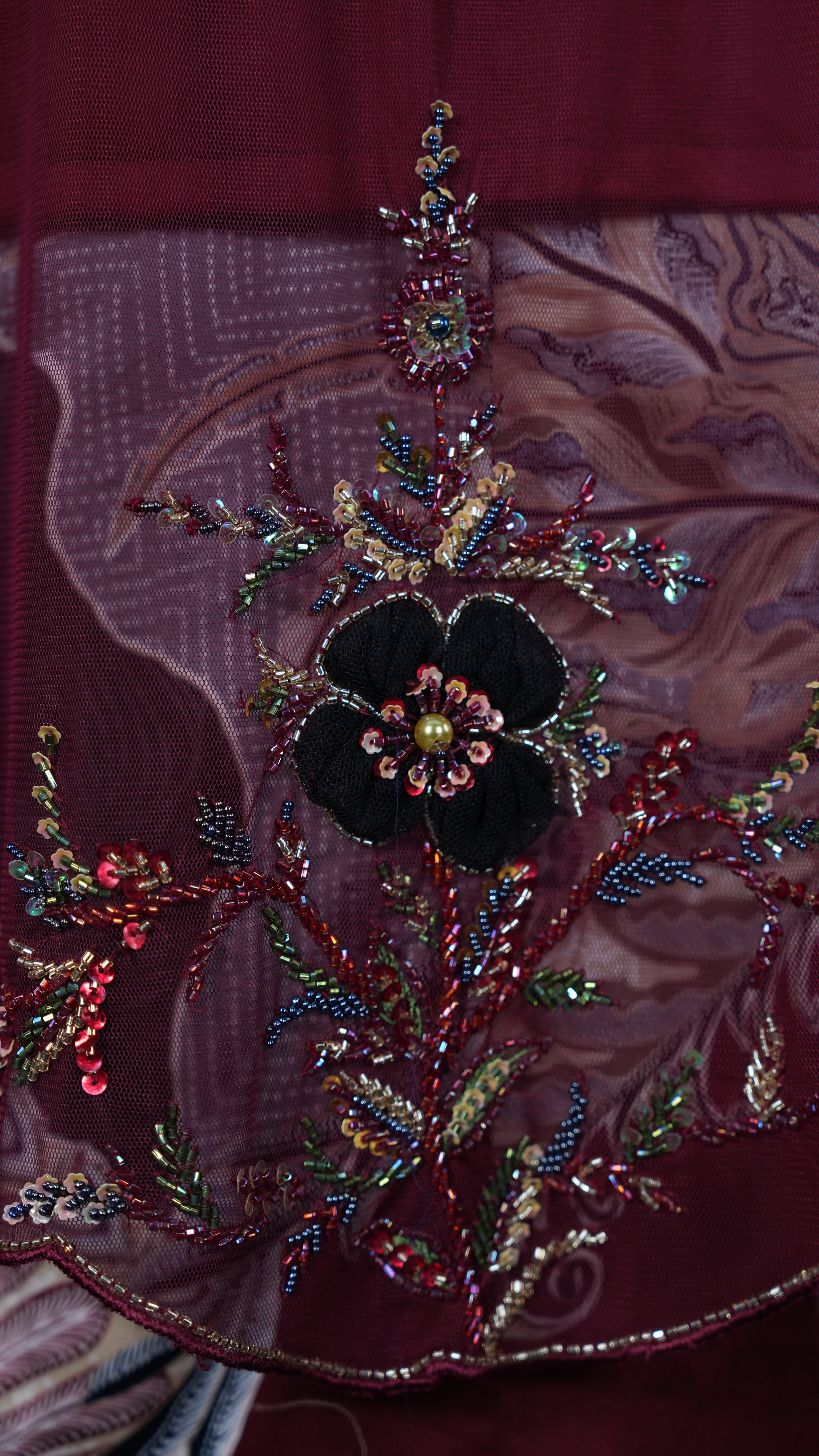 TEJA BATIK D2 - CRIMSON RED