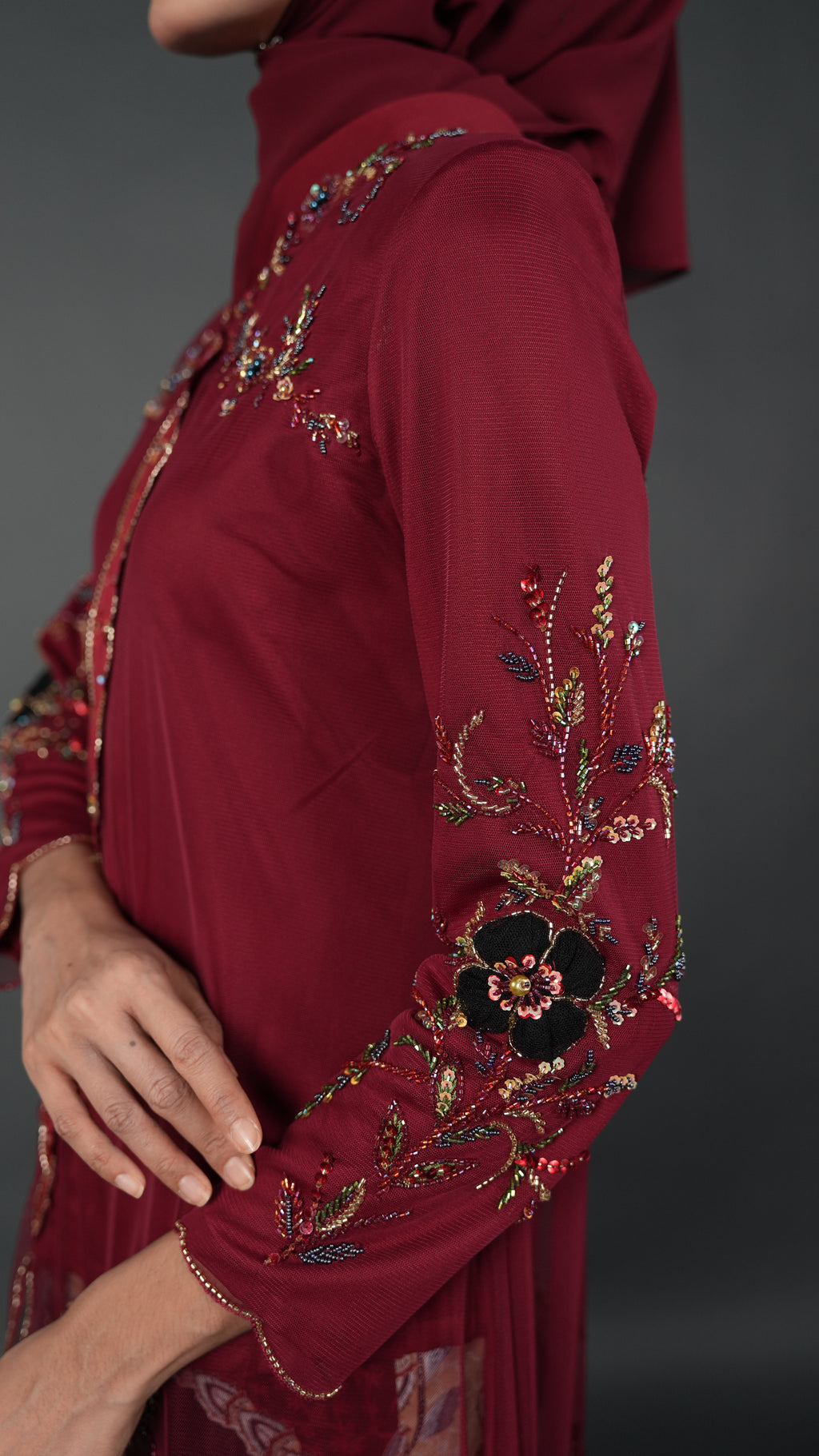 TEJA BATIK D2 - CRIMSON RED