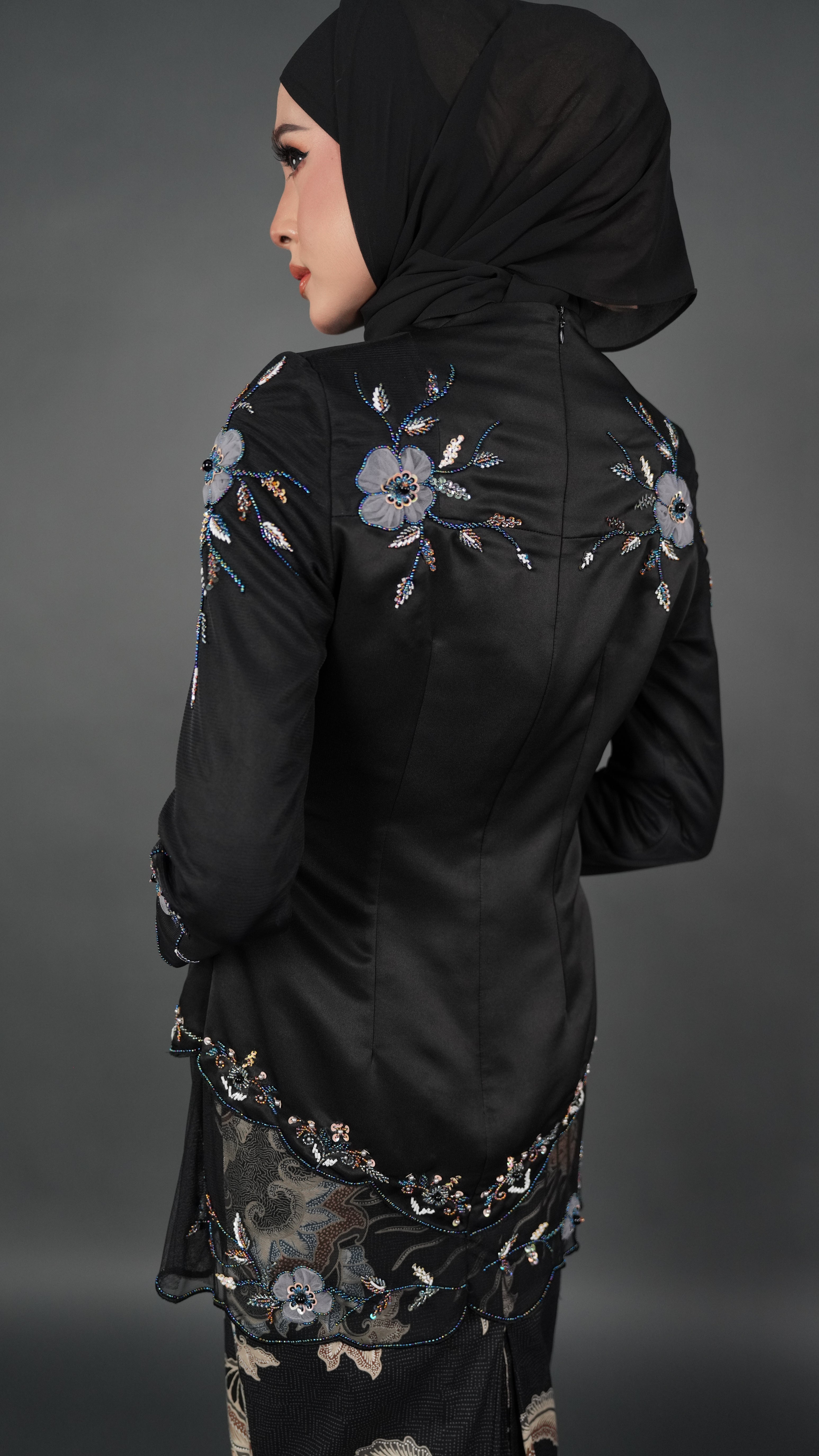 TEJA BATIK D1 - BLACK