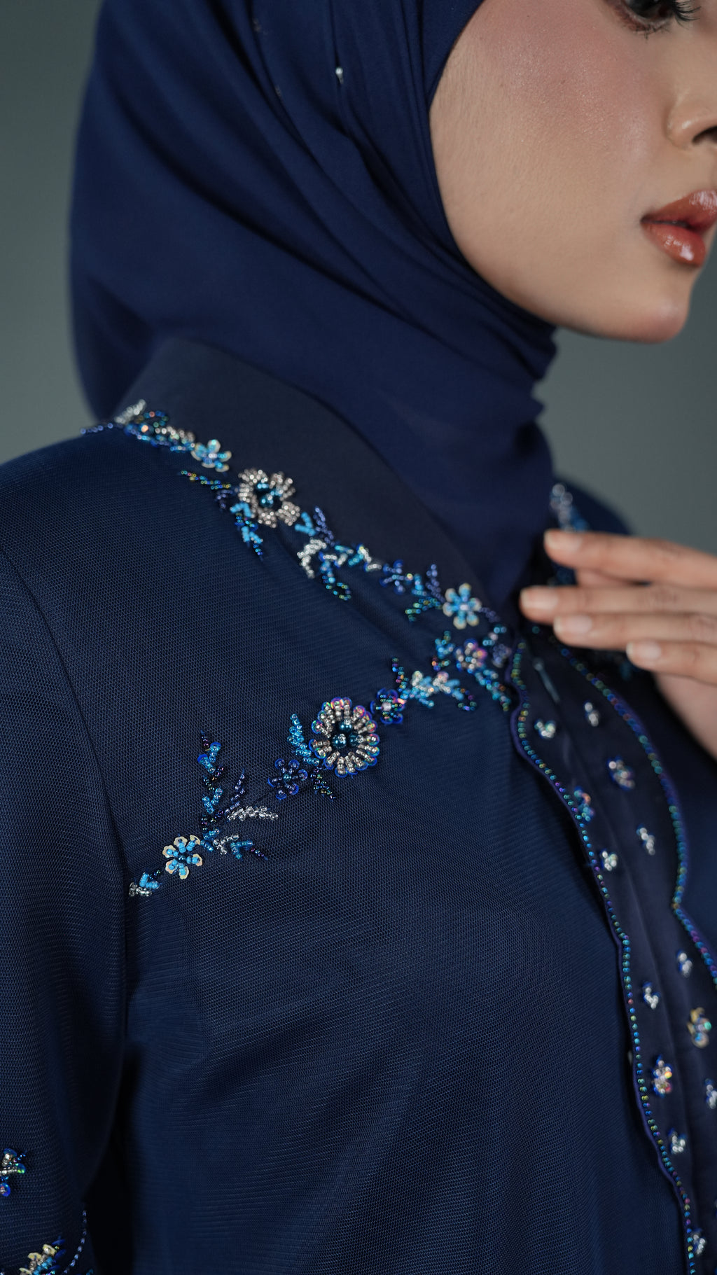 TEJA BATIK D2 - MIDNIGHT BLUE