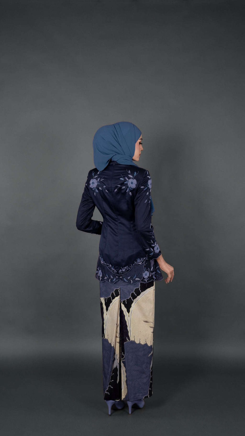 TEJA BATIK D1 - MIDNIGHT BLUE