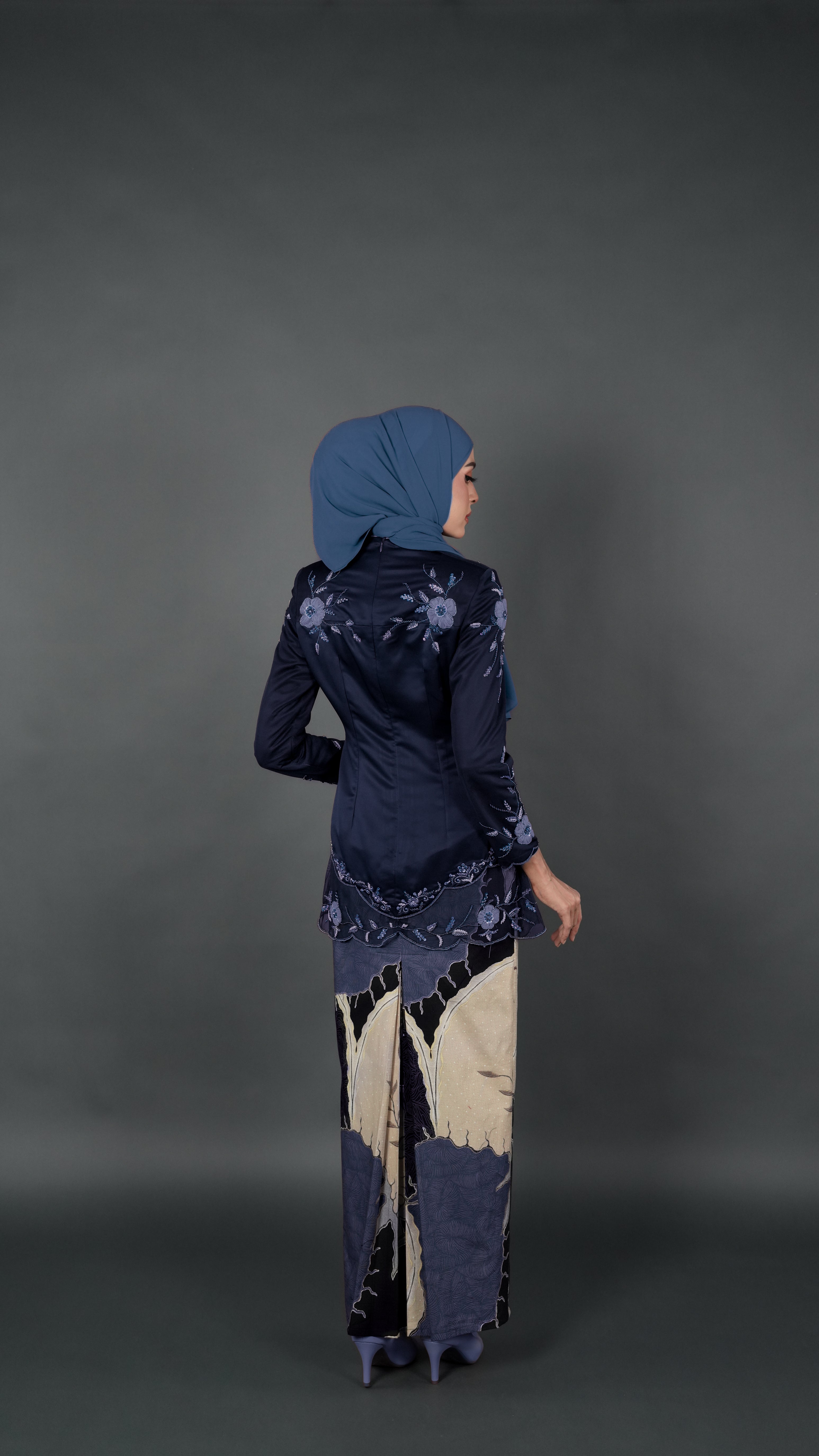 TEJA BATIK D1 - MIDNIGHT BLUE