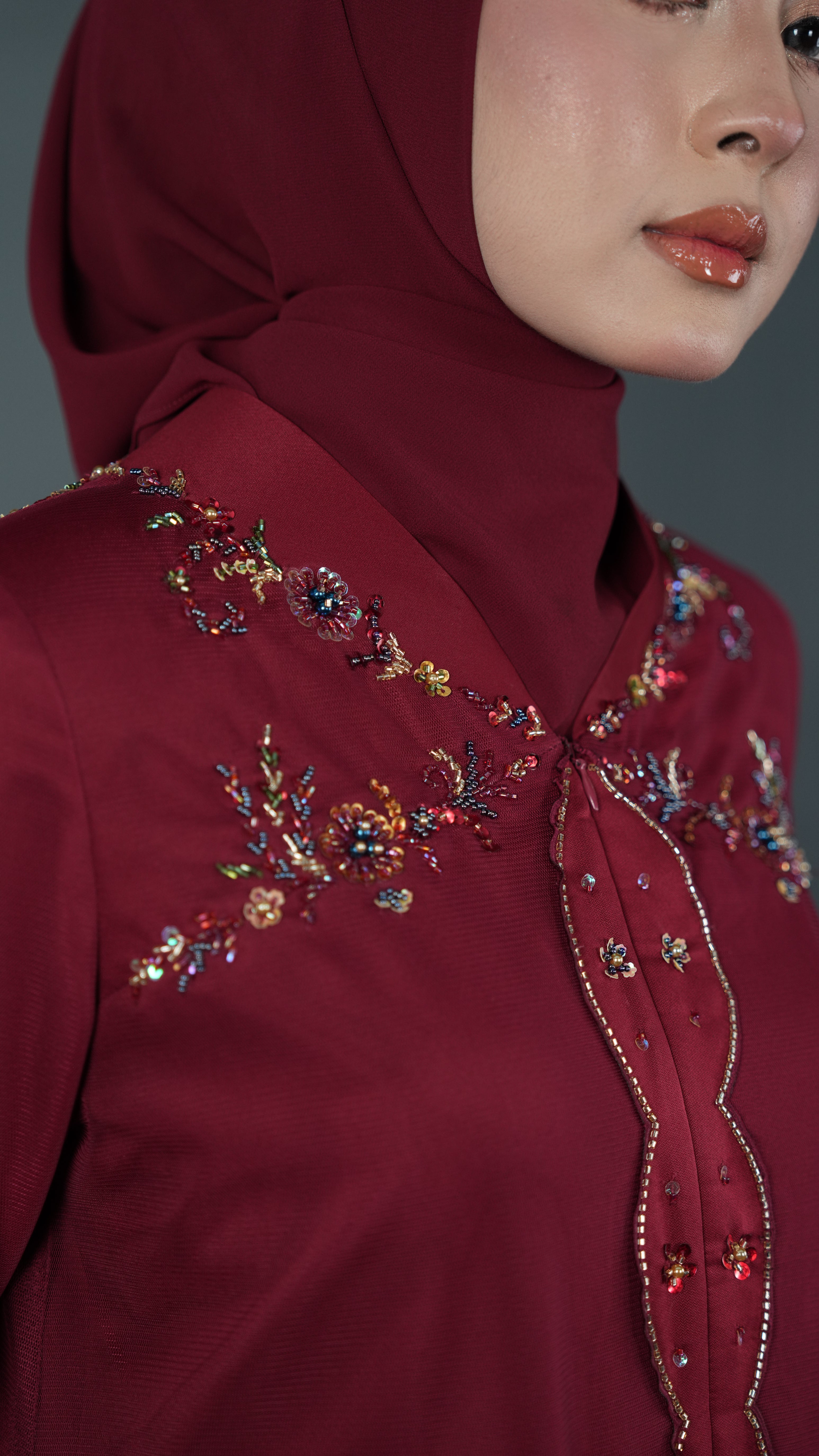 TEJA BATIK D2 - CRIMSON RED