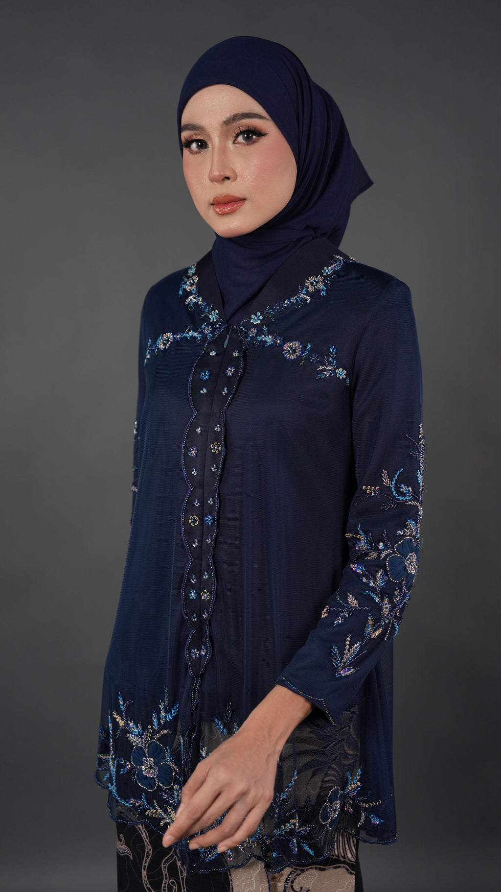 TEJA BATIK D2 - MIDNIGHT BLUE