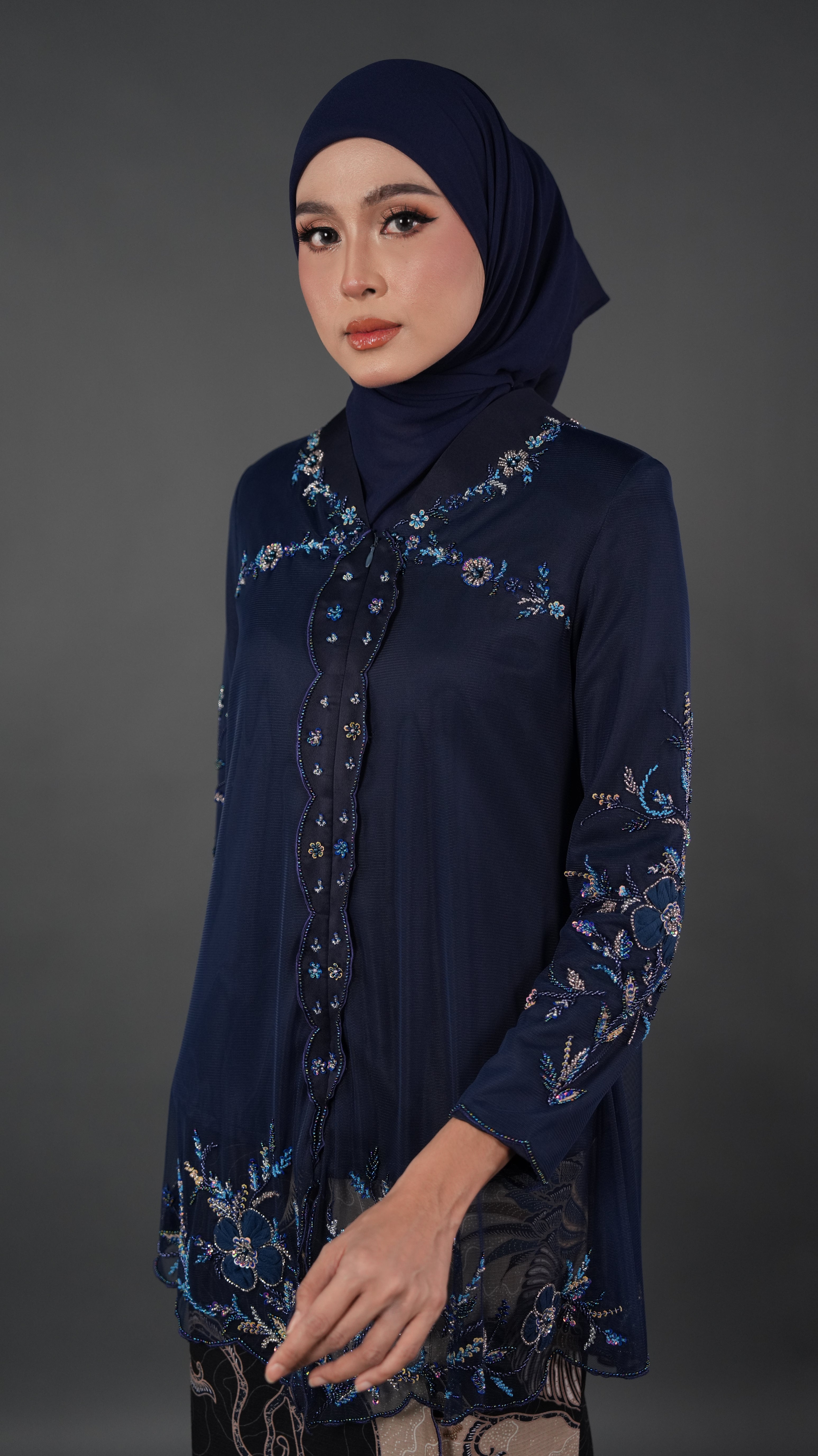 TEJA BATIK D2 - MIDNIGHT BLUE