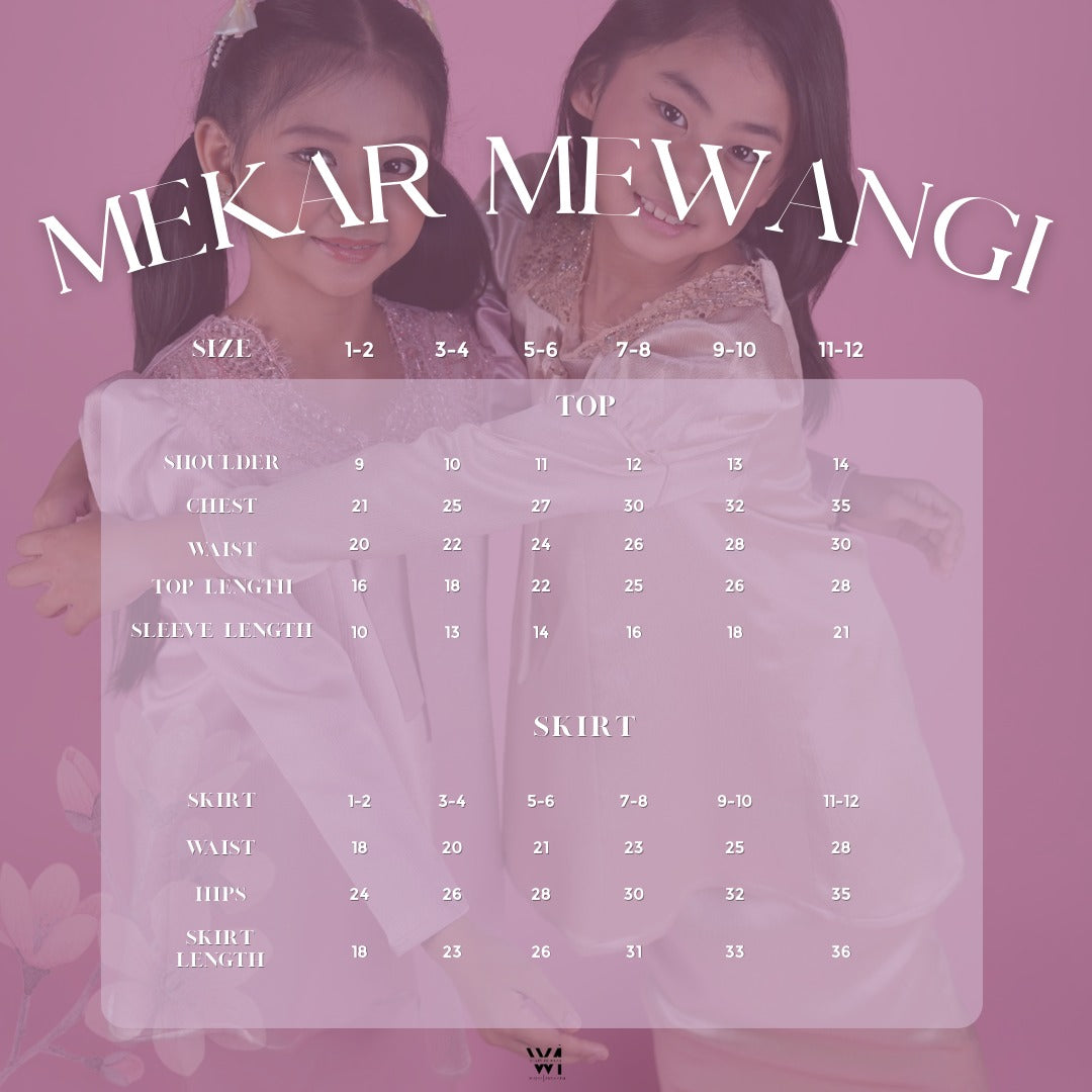 MEKAR MEWANGI KIDS - ROSE GOLD