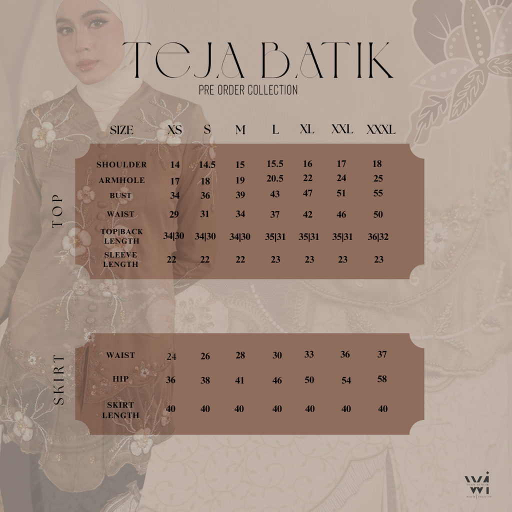 TEJA BATIK D1 - CRIMSON RED