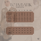 TEJA BATIK D1 - CRIMSON RED