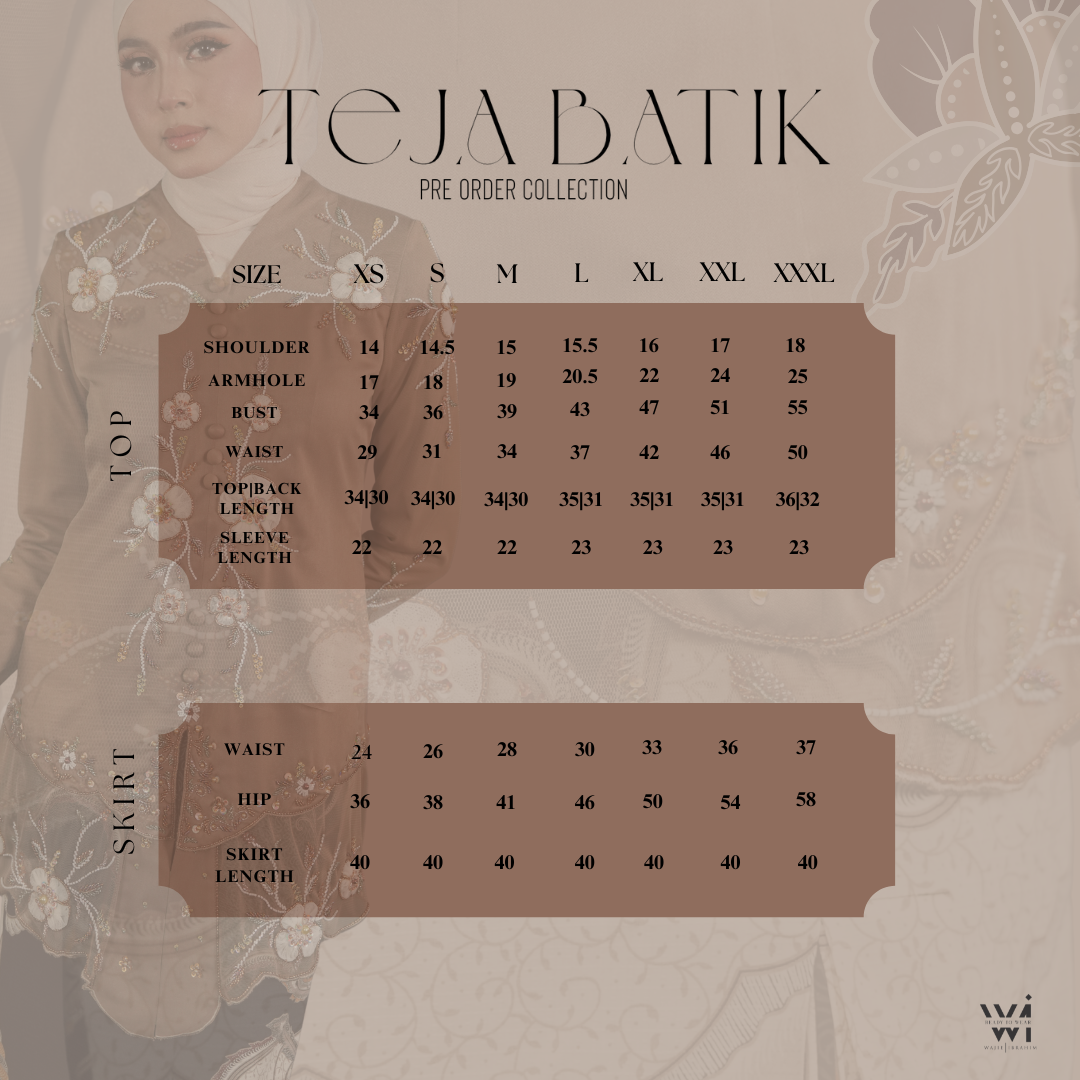 TEJA BATIK D1 - CRIMSON RED