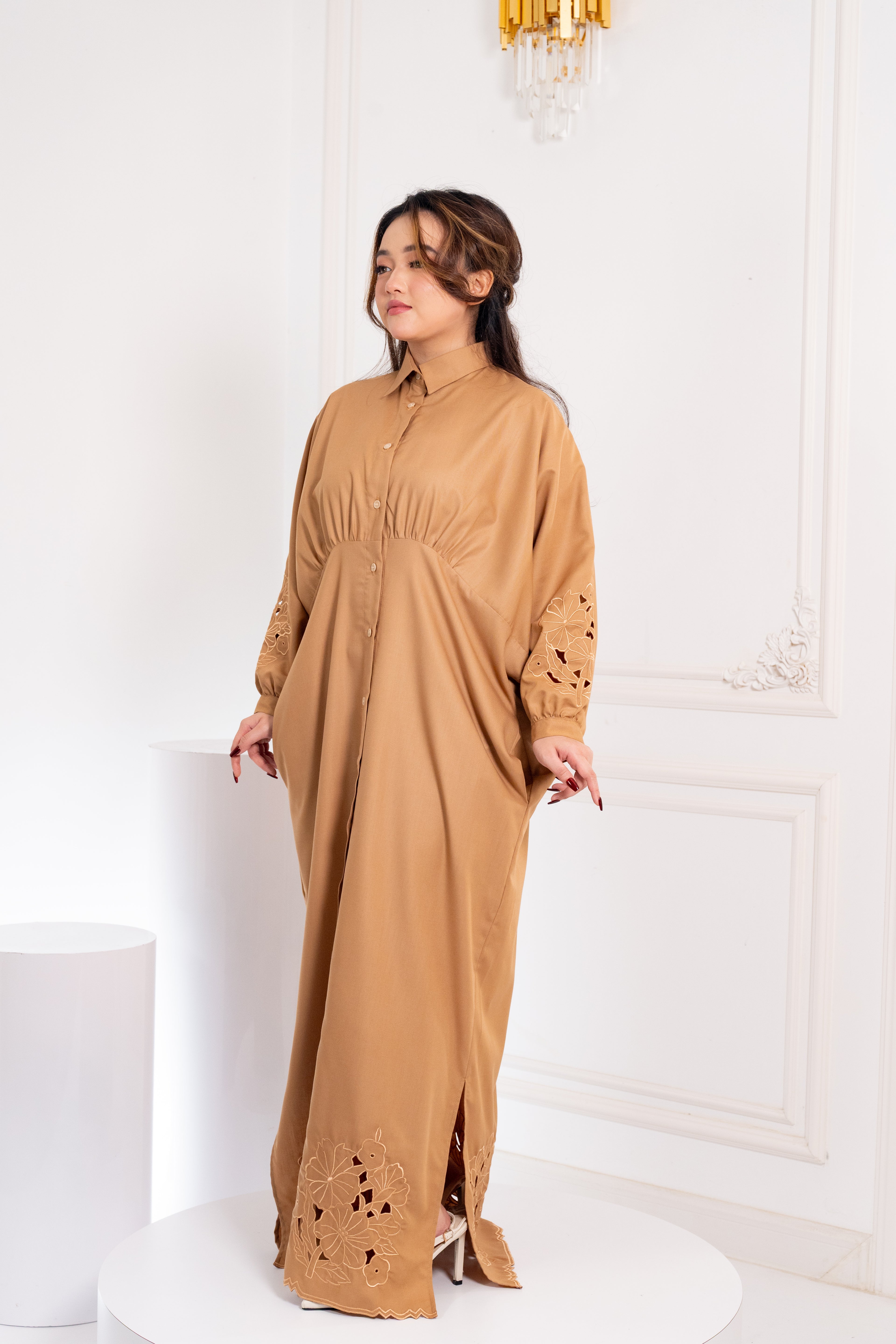 ZAHRA SERIES IN CARAMEL CHOCO