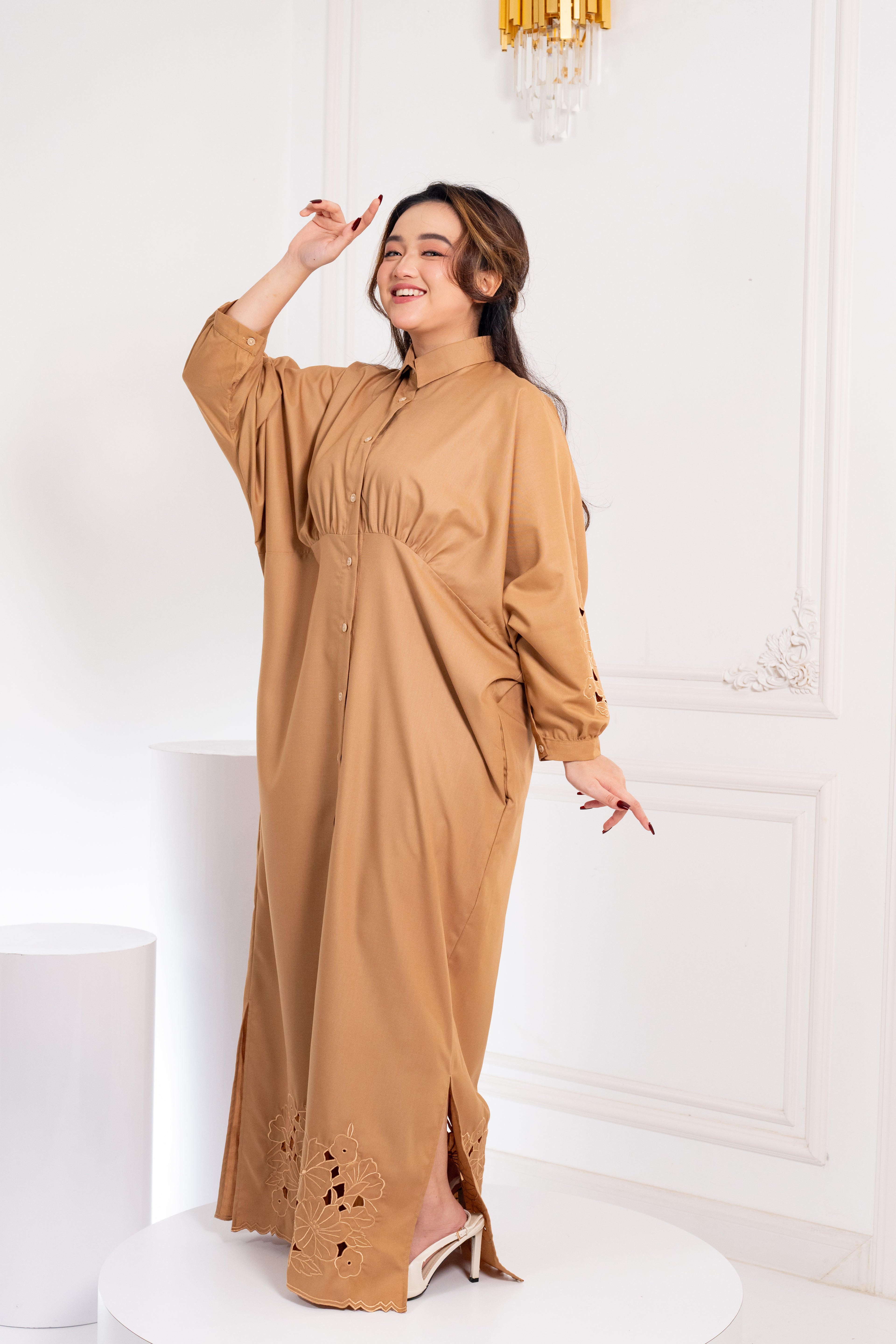 ZAHRA SERIES IN CARAMEL CHOCO