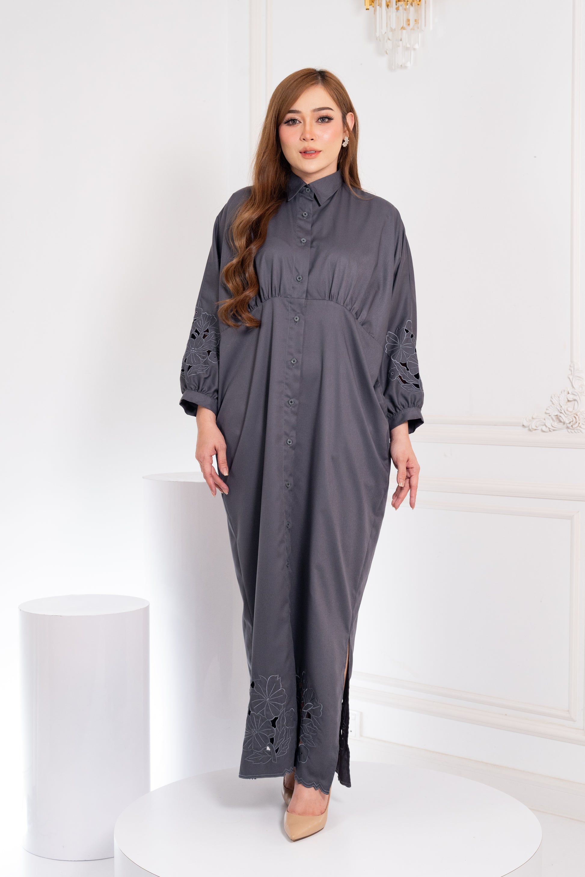 ZAHRA SERIES IN STEEL GREY