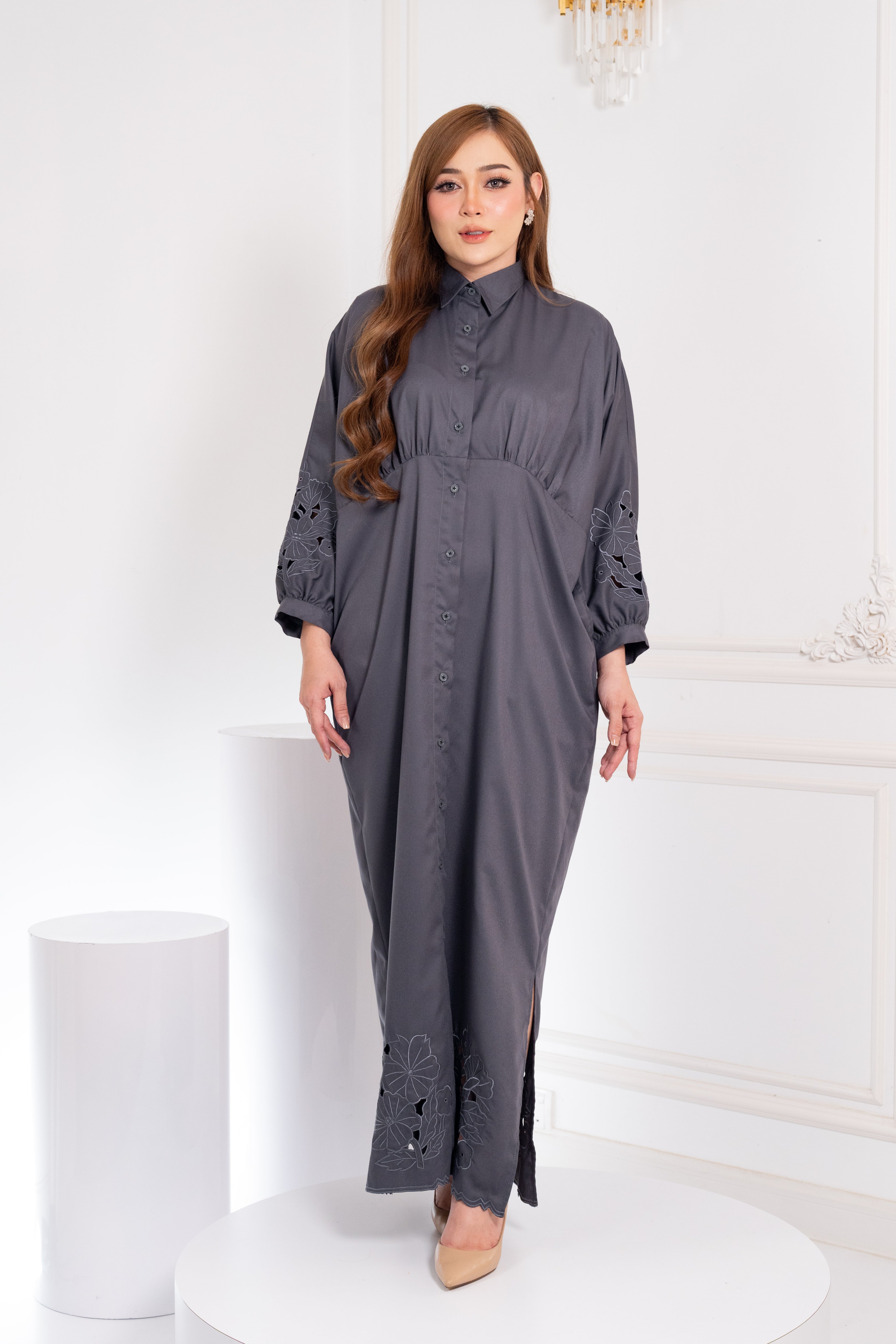 ZAHRA SERIES IN STEEL GREY