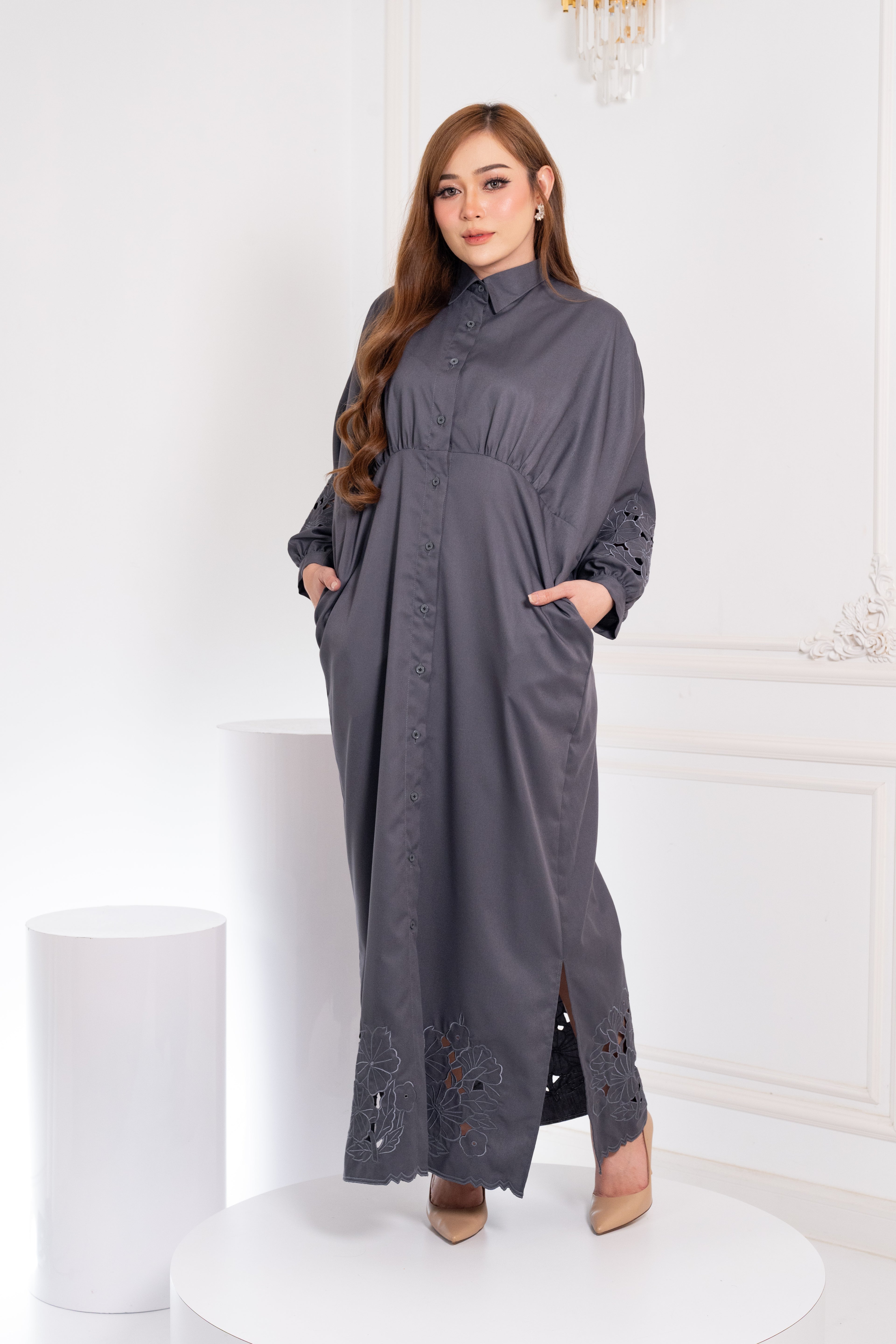 ZAHRA SERIES IN STEEL GREY