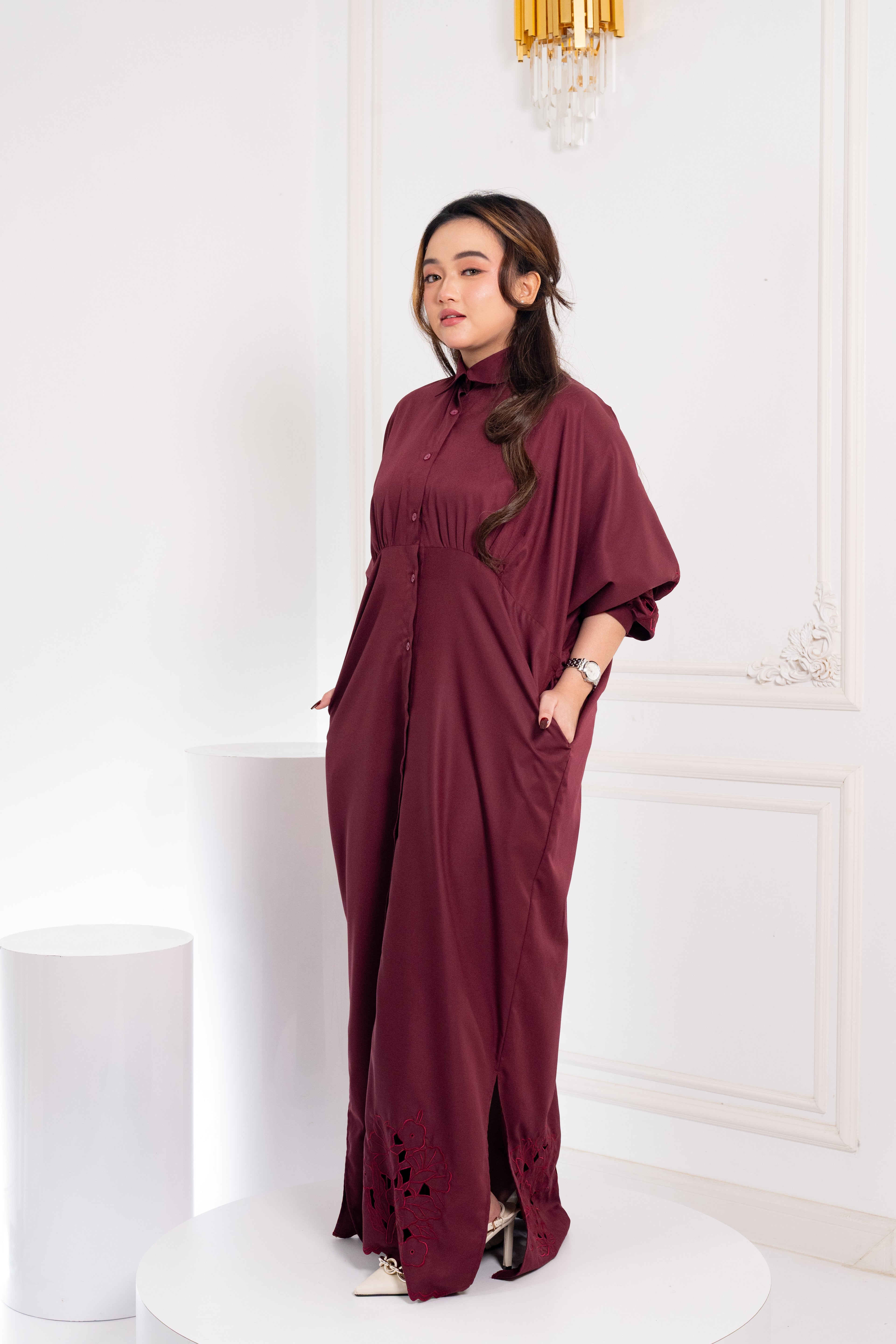 ZAHRA SERIES IN CHERRY RED