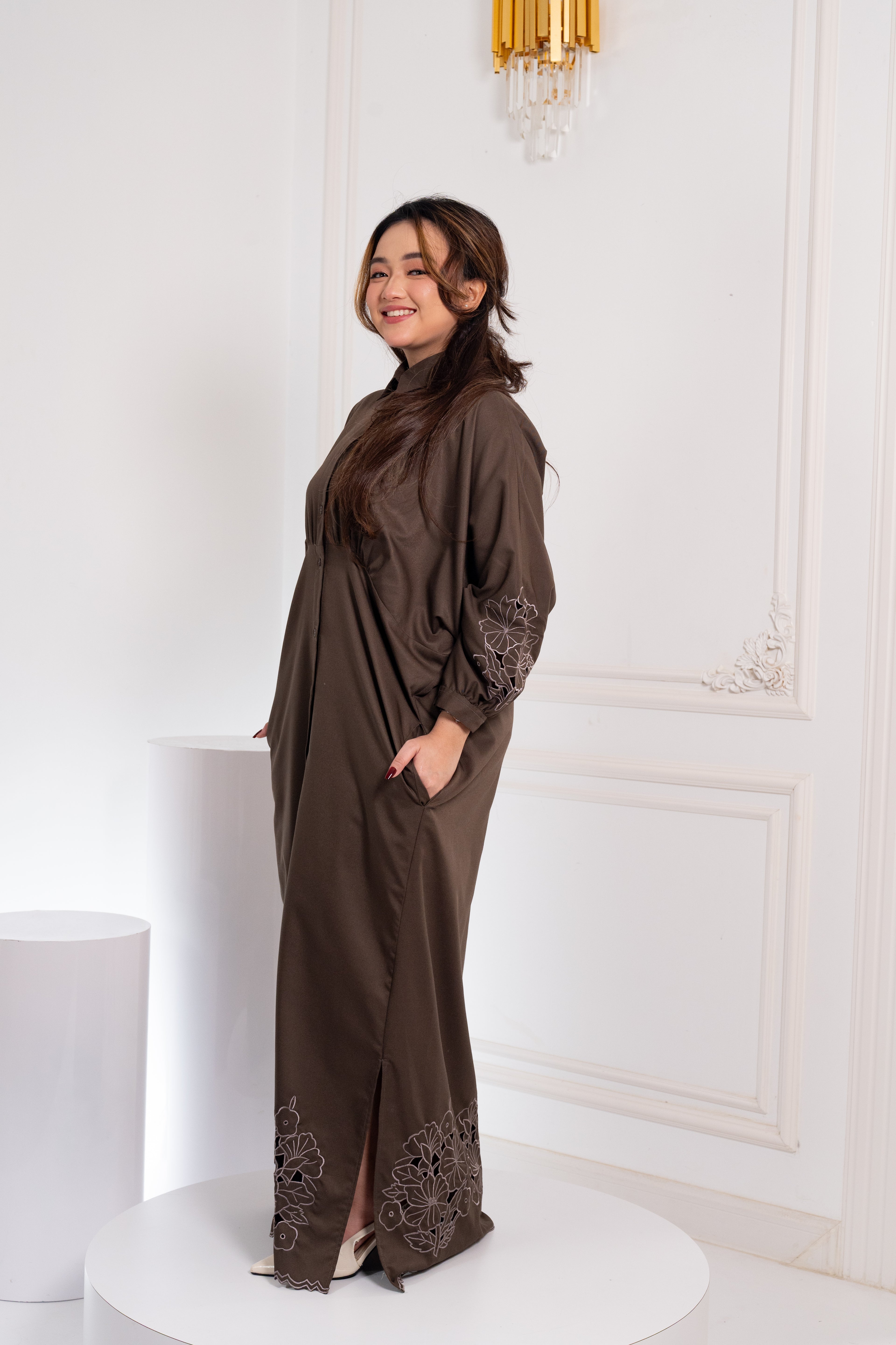 ZAHRA SERIES IN OLIVE GREEN